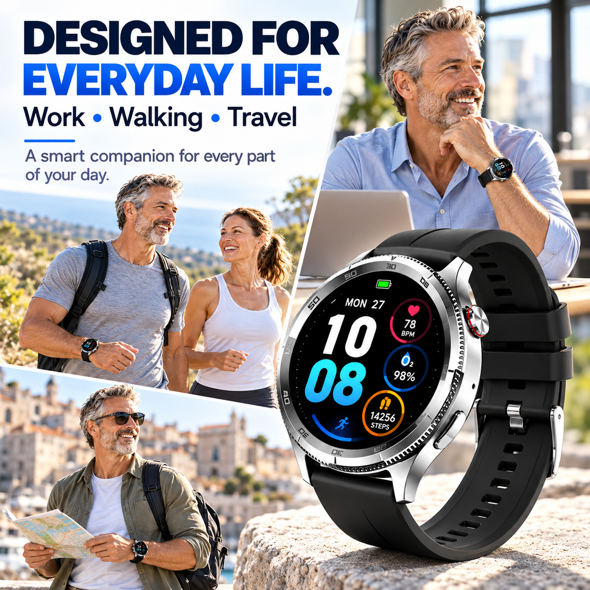 All-in-One Health & Calling Smartwatch