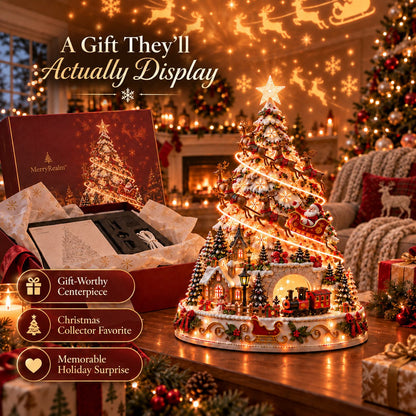 🎄 Tired of Empty, Lifeless Holiday Decor? Transform Any Space Into a Warm Christmas Wonderland with the Christmas Village Lightscape Tree ✨