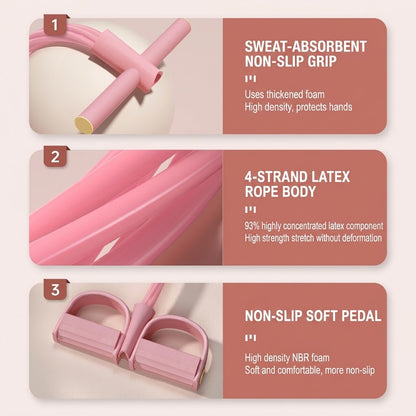 😩 Struggling to Stay Consistent with Ab Workouts? 💪 Train Your Core at Home with This Foot Pedal Resistance Band & Sit-Up Assist Trainer! 🔥🏠