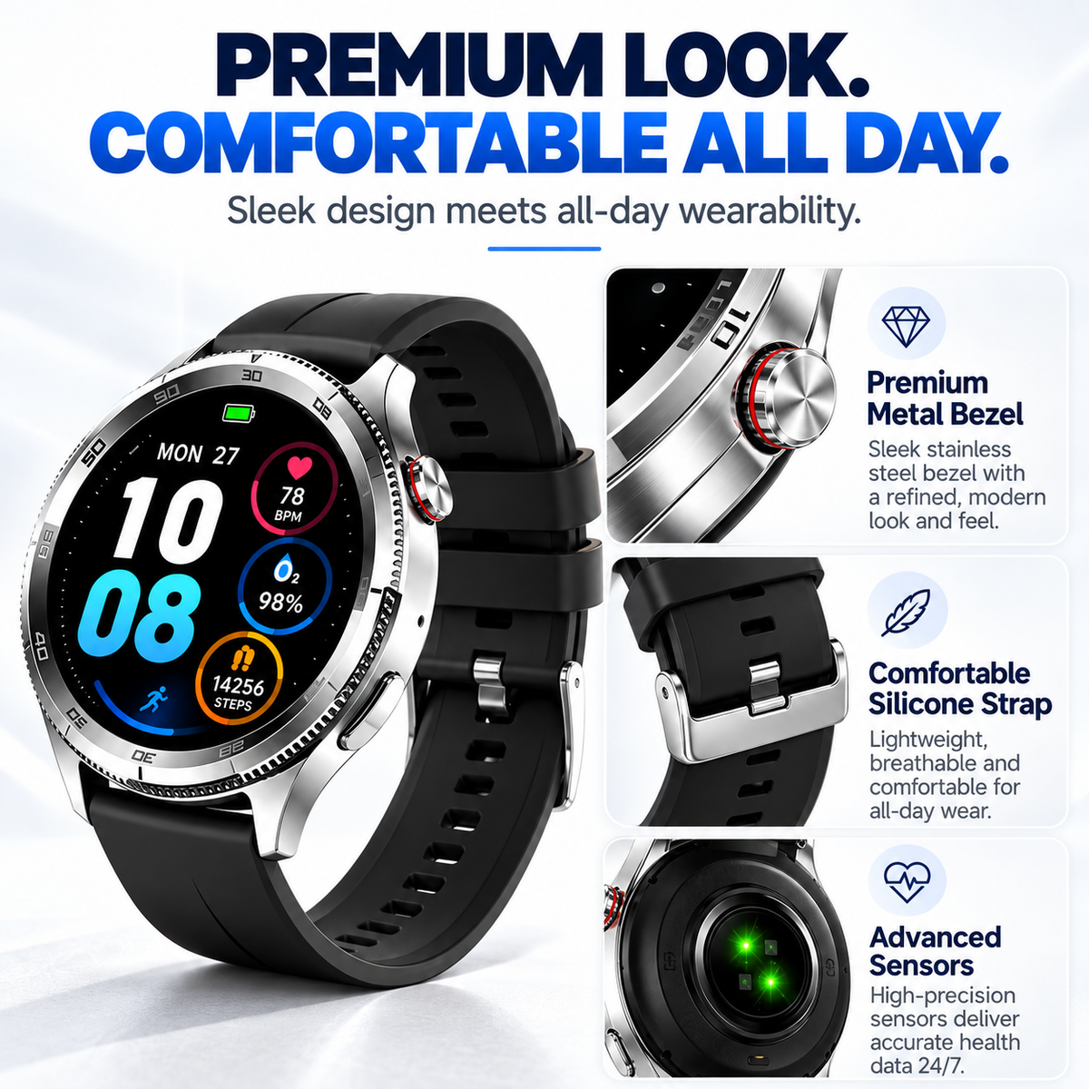 All-in-One Health & Calling Smartwatch