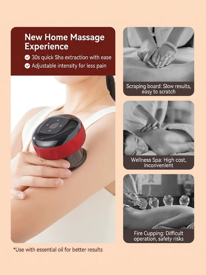 😩 Feeling Tight & Tense After a Long Day? 💆‍♀️ Enjoy a Convenient At-Home Cupping Experience with the Smart Cupper! ✨