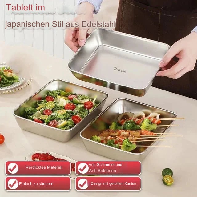 🍳 Every Kitchen Needs This Stainless Steel Tray – Now 50% OFF!