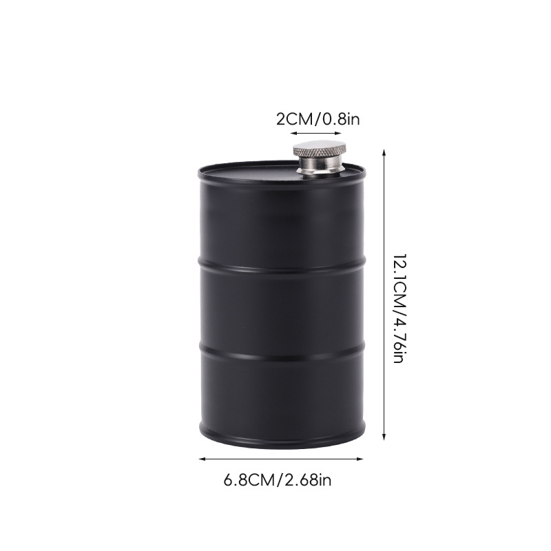 Oil Drum Anti-rust Leak-proof No Odor Portable Wine Storage🛢Food Grade Camping Whisky Flagon Wine Jug Camping Supplies