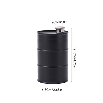 Oil Drum Anti-rust Leak-proof No Odor Portable Wine Storage🛢Food Grade Camping Whisky Flagon Wine Jug Camping Supplies