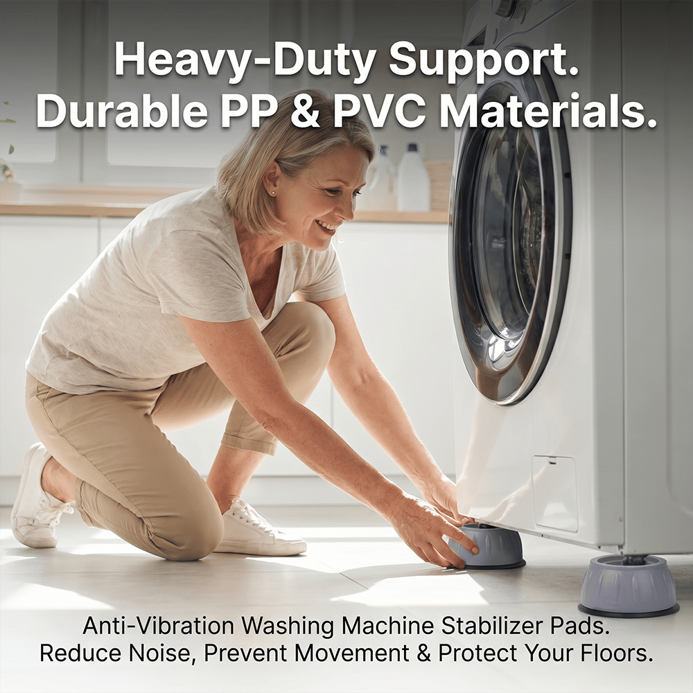 🏠 💞50K+ SOLD!Anti-Vibration Washing Machine Stabilizer Pads (4-Pack)