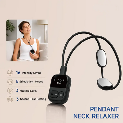 🔥 2026 HOT SALE – Wireless Neck Relaxer with Heat & Microcurrent Technology