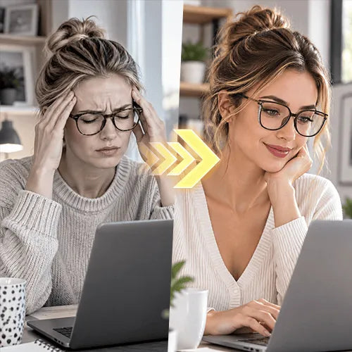 🔥 Portable Blue-Light Reading Glasses