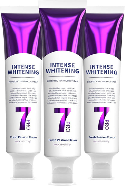 🔥BUY 1 FREE 1🔥New 7-Pro Intensive Toothpaste | Upgraded Purple Formula with 7 Probiotics | Deep Enamel Repair & Long-Lasting Freshness#dealsforyoudays