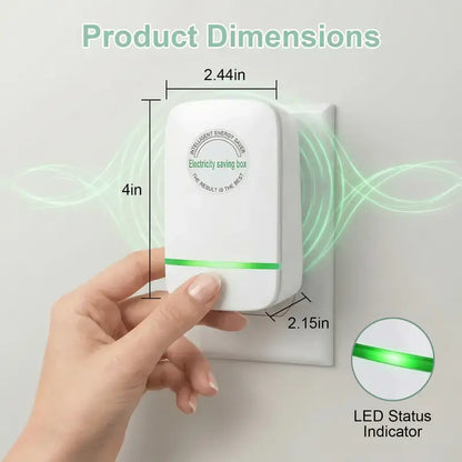 💎2026 Upgraded Smart Energy-Saving Plug—featuring power factor optimization, voltage stabilization, and surge protection; suitable for a wide range of electrical appliances.🍀