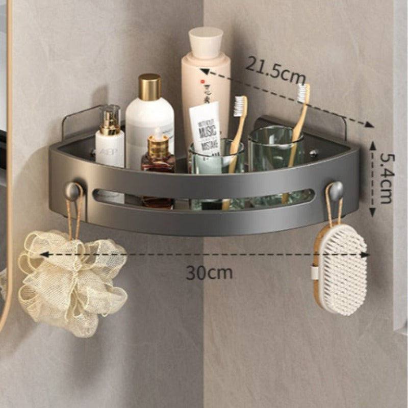 ⏳ HOT SALE🔥No-Drill Triangle Shower Caddy