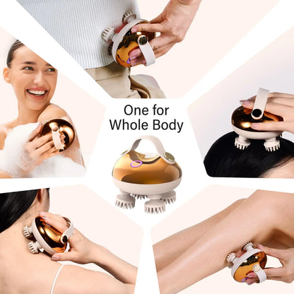🎁Electric Head Massager—a portable care device featuring a rechargeable, waterproof design and eight detachable massage prongs to help you relax your scalp and relieve stress.🔥