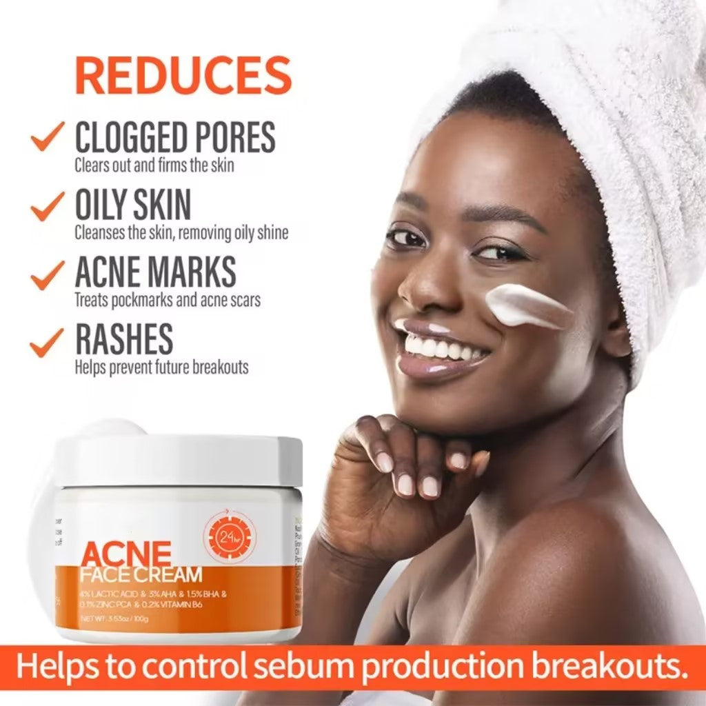 🔥Acne Mark Repair Cream — Specially formulated for teenagers and adults with sensitive skin; effectively fades acne marks and clears blemishes. Fragrance-free and paraben-free.😮