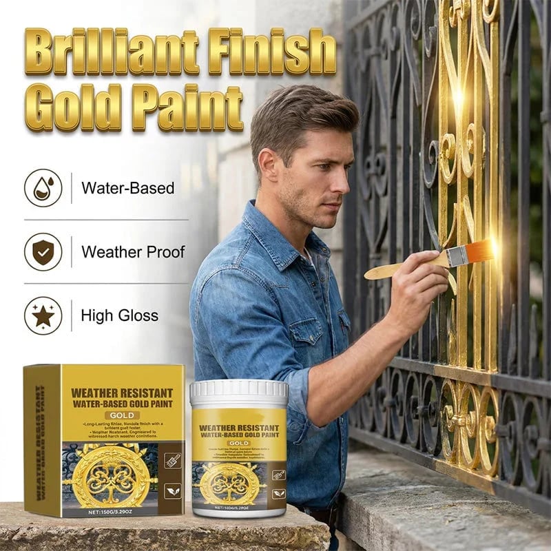 🥳2026 HOT SALE🥳💞Water Based Gold Paint