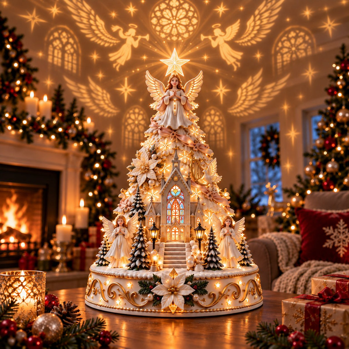 🎄 Tired of Empty, Lifeless Holiday Decor? Transform Any Space Into a Warm Christmas Wonderland with the Christmas Village Lightscape Tree ✨