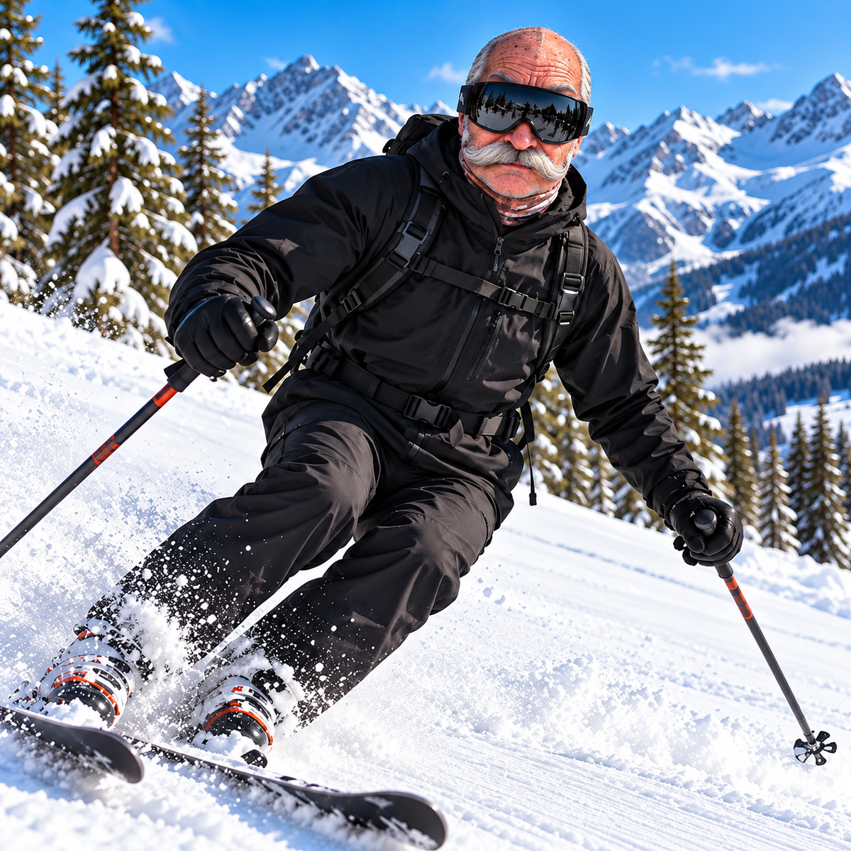 🤣❄️ Funny Realistic Face Ski Mask – Hilarious Winter Balaclava for Skiing, Snowboarding, Parties & Outdoor Fun! 🎿🔥