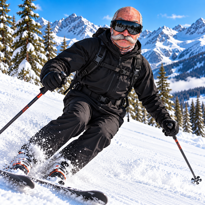 🤣❄️ Funny Realistic Face Ski Mask – Hilarious Winter Balaclava for Skiing, Snowboarding, Parties & Outdoor Fun! 🎿🔥