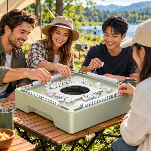 🀄 Portable Mahjong Table – No Power, Just Play