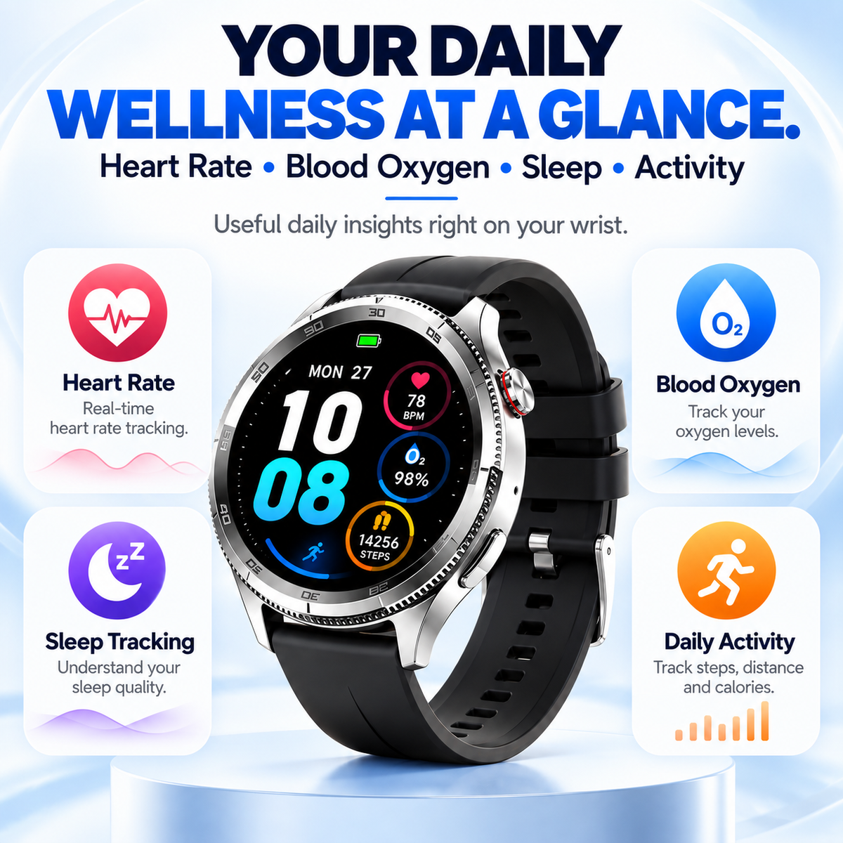 All-in-One Health & Calling Smartwatch
