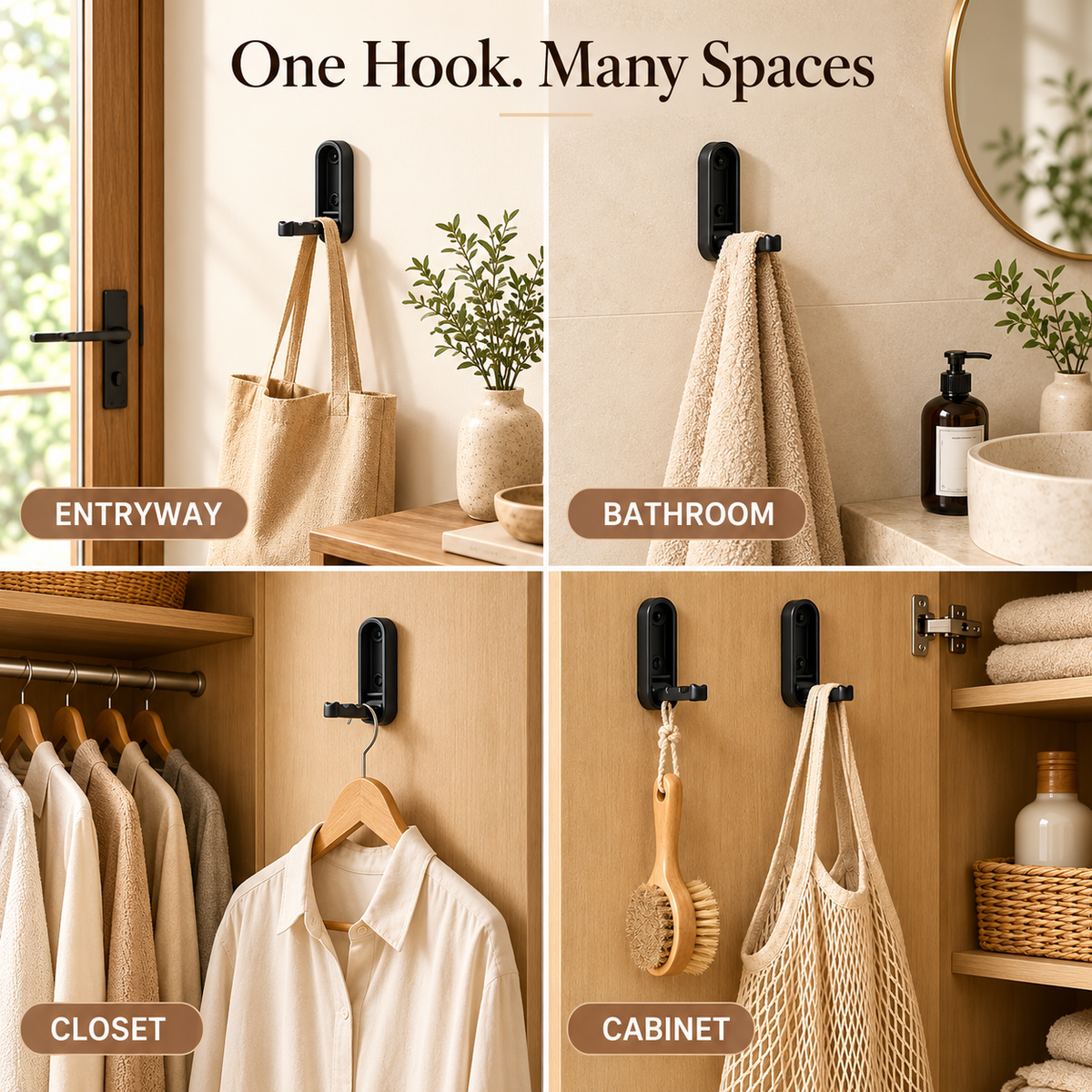 Foldable Wall Coat Hooks - Limited Time Offer