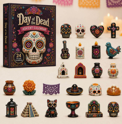 🖤 ✨ 24 DAYS. 24 UNIQUE MINIATURES. 🎁 Discover a New Day of the Dead Surprise Every Day!