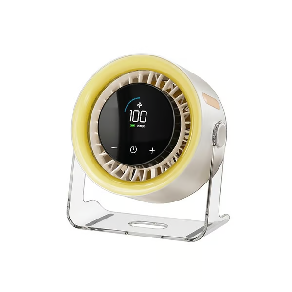 Silent portable desktop fan