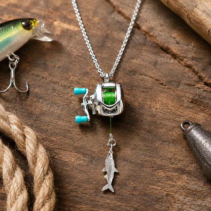 🎣💔 CAN’T FIND A UNIQUE GIFT FOR A FISHING LOVER? 🎁 This Mini Spinning Reel Necklace & Ring Is MORE THAN JEWELRY—IT’S A FUN, WEARABLE TRIBUTE TO THEIR PASSION! ✨