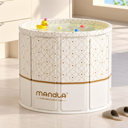 Foldable Portable Soaking Tub – Full-Body Bath for Small Spaces
