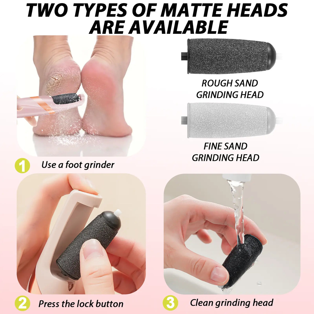 🎁2-in-1 rechargeable electric callus remover and portable manicure set—the ideal gift for tackling dead skin and dry, rough patches.💎