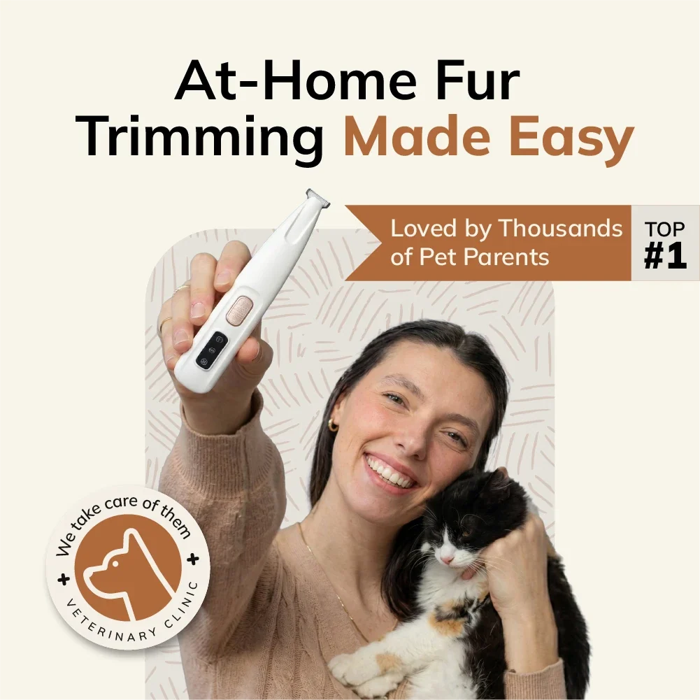 ⏰Limited-time offer: 60% OFF 🐾Pet Hair Trimmer