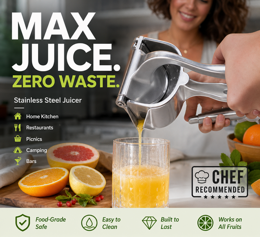 ⚡【304Stainless Steel Juicer】 Blend a “Vitamin Tornado” in 30 Seconds! 🍹🔥