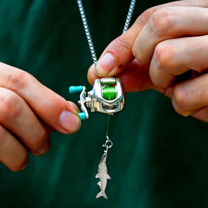 🎣💔 CAN’T FIND A UNIQUE GIFT FOR A FISHING LOVER? 🎁 This Mini Spinning Reel Necklace & Ring Is MORE THAN JEWELRY—IT’S A FUN, WEARABLE TRIBUTE TO THEIR PASSION! ✨