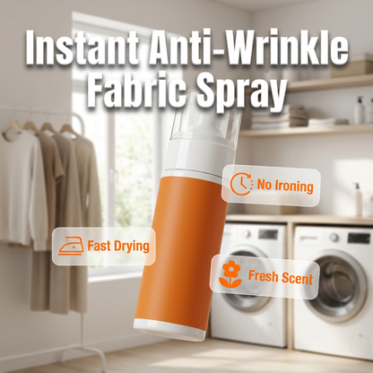 🏆 Last Day Special Price BUY 2 FREE 1!!🔥Instant Anti-Wrinkle Fabric Spray