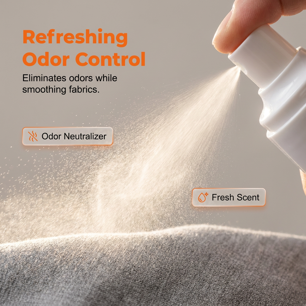 🏆 Last Day Special Price BUY 2 FREE 1!!🔥Instant Anti-Wrinkle Fabric Spray