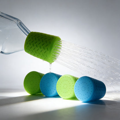Portable silicone pet shower head
