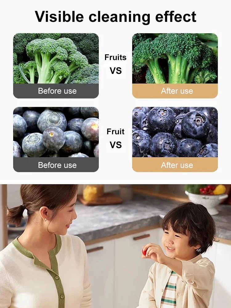 ❤️ Peace Of Mind For Your Family❤️ Intelligent Fruit and Vegetable Purifier