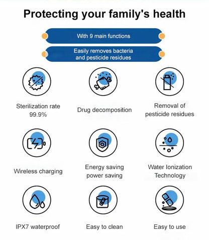 ❤️ Peace Of Mind For Your Family❤️ Intelligent Fruit and Vegetable Purifier