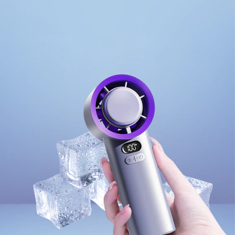 🔥❄️ Powerful Cooling Airflow🔥Portable Handheld Cyclone Fan