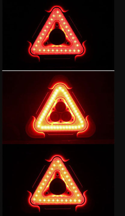 🔥2026 New Arrival🔥 3-IN-1 Solar Emergency Triangle Warning Light