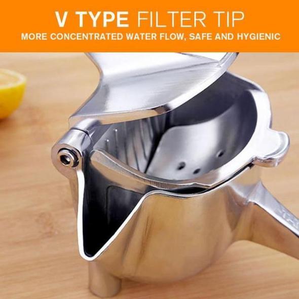 Manual citrus juicer detail view