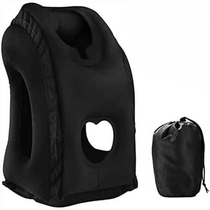 ✈️😴 Struggling to Sleep on Long Flights or Road Trips? Save 50% on This Inflatable Ergonomic Travel Pillow for Better Neck Support & Comfortable Rest Anywhere! 🧳💤