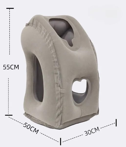✈️😴 Struggling to Sleep on Long Flights or Road Trips? Save 50% on This Inflatable Ergonomic Travel Pillow for Better Neck Support & Comfortable Rest Anywhere! 🧳💤