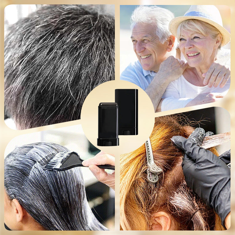 🔥 LIMITED-TIME SALE🔥2-In-1 Natural Instant Safe Hair Color Stick ＆ Comb