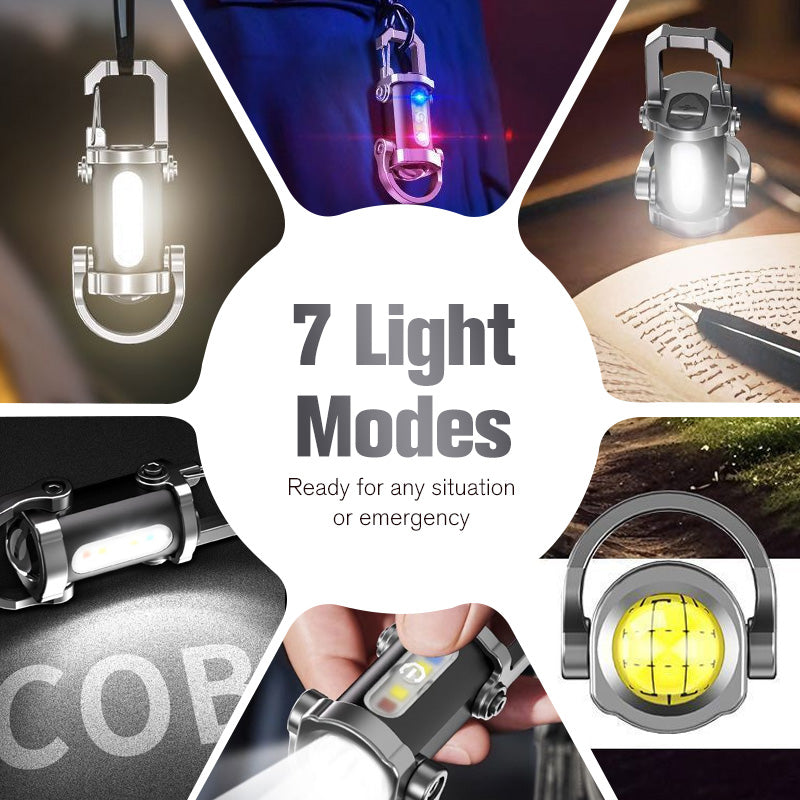 🔥 BUY 1 GET 1 FREE 🔦 Rechargeable Keychain Flashlight – 300 Lumens, USB-C Charging & Compact