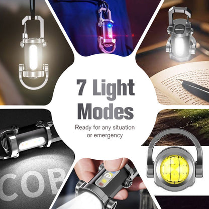 🔥 BUY 1 GET 1 FREE 🔦 Rechargeable Keychain Flashlight – 300 Lumens, USB-C Charging & Compact