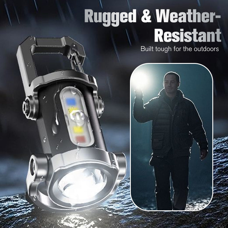 🔥 BUY 1 GET 1 FREE 🔦 Rechargeable Keychain Flashlight – 300 Lumens, USB-C Charging & Compact