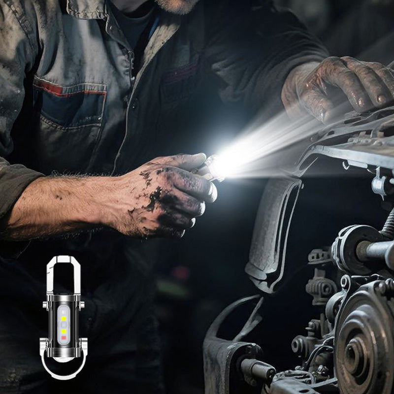 🔥 BUY 1 GET 1 FREE 🔦 Rechargeable Keychain Flashlight – 300 Lumens, USB-C Charging & Compact