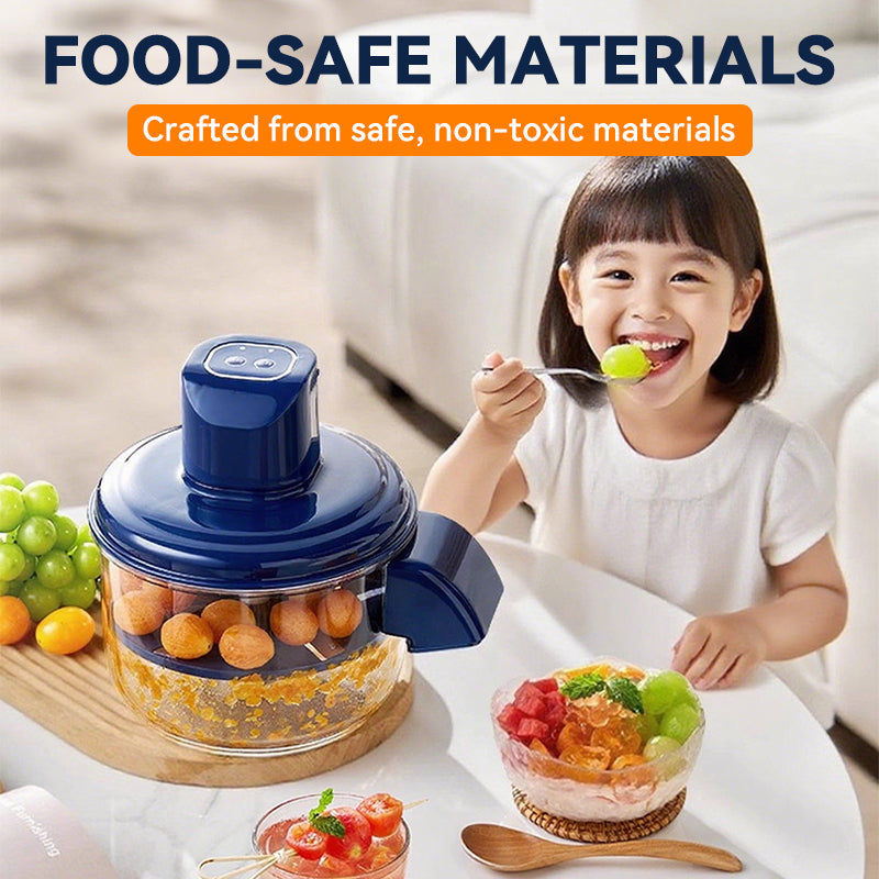 🔈Foodie Recommendation🔥Transparent Electric Fruit and Vegetable Peeler🍇🧄
