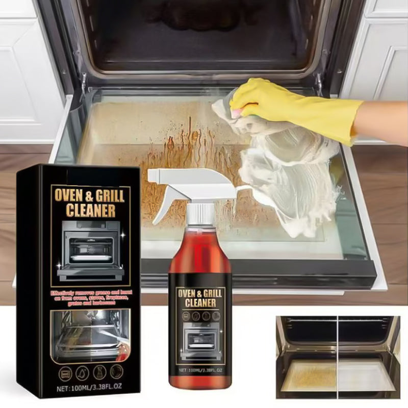 🧼 50% OFF ✨ Oven & Grill Cleaner Spray – Dissolves Grease in 5 Mins, No Scrubbing & Eliminates Odors 🔥