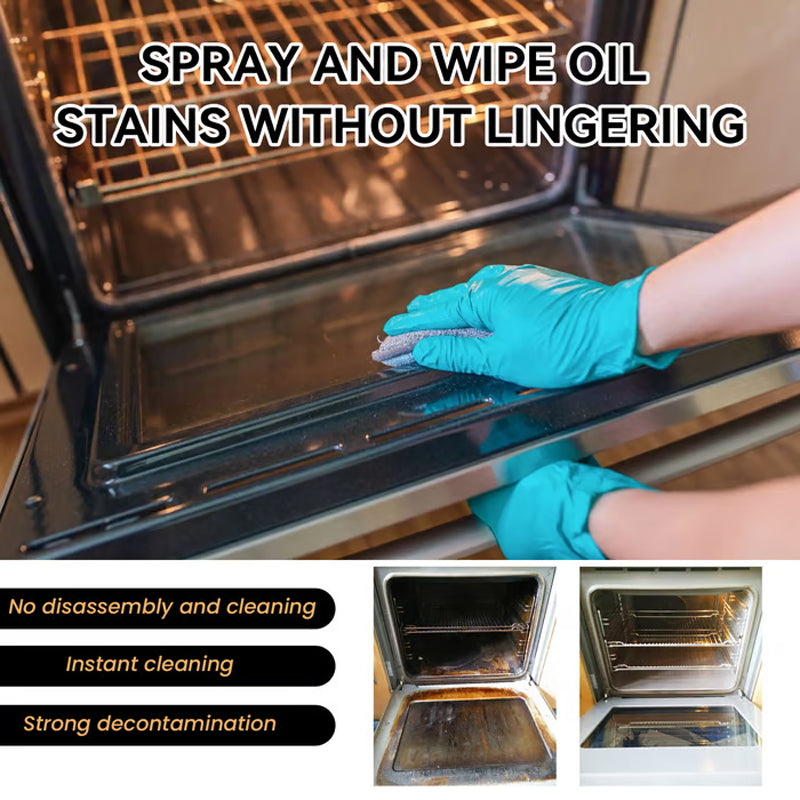 🧼 50% OFF ✨ Oven & Grill Cleaner Spray – Dissolves Grease in 5 Mins, No Scrubbing & Eliminates Odors 🔥
