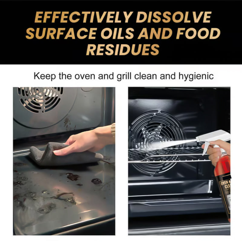 🧼 50% OFF ✨ Oven & Grill Cleaner Spray – Dissolves Grease in 5 Mins, No Scrubbing & Eliminates Odors 🔥